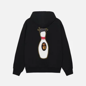 KINGPIN ZIP HOODIE BLACK