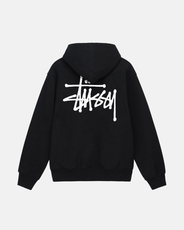 BASIC STÜSSY HOODIE BLACK